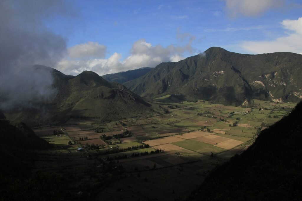 The Pululahua crater north of Quito